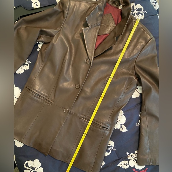 Women’s Leather Blazer L - Picture 11 of 16
